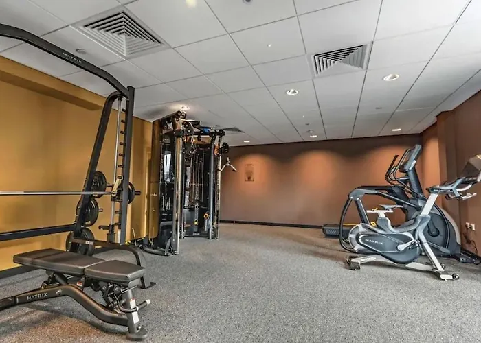 Deluxe 2 Bed Flat With Gym Sleeps 6 Apartament