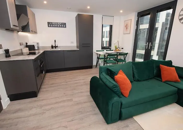 Deluxe 2 Bed Flat With Gym Sleeps 6 * York