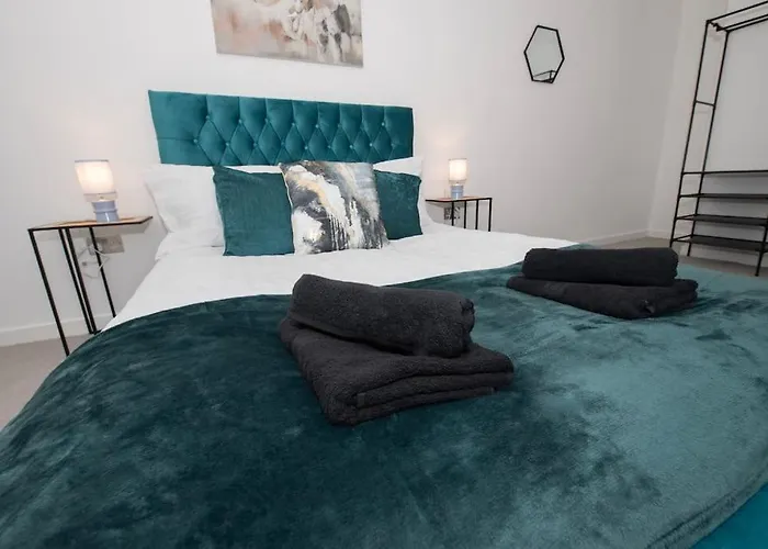 Deluxe 2 Bed Flat With Gym Sleeps 6 Apartamento